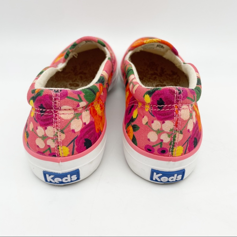 Keds X Rifle Paper Co Slip On Floral Sneaker 6.5 - Picture 8 of 9